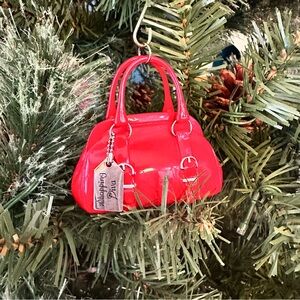 Hallmark 2008 Shopping Diva Red Handbag Ornament